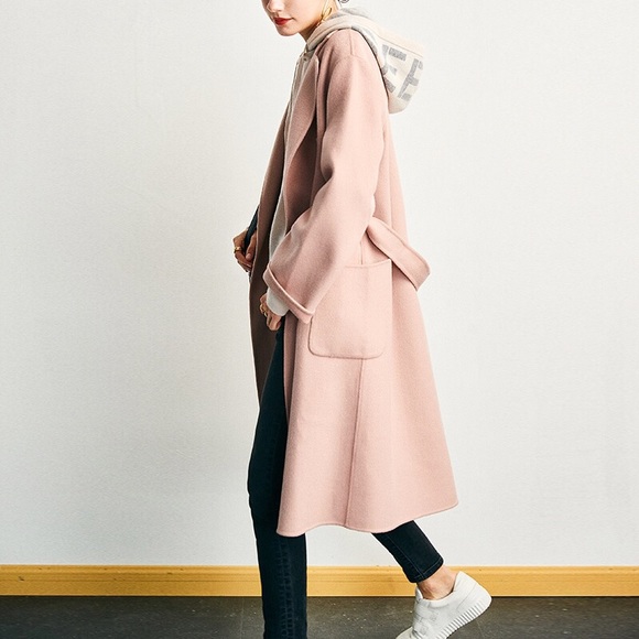 Edelweiss cashmere elegant luxurious pink coat - Picture 2 of 4